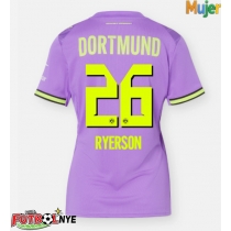 Camiseta Borussia Dortmund Julian Ryerson #26 Tercera Equipación para mujer 2026-27 manga corta
